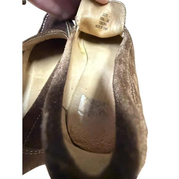 "Coach" Women's Brown Suede Loafers SZ 8 Driving Shoes Designer Preppy Old Money - Picture 6 of 9